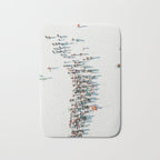 Aerial shot of ski resort Bath Mat Gallery Image 1