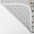 Aerial shot of ski resort Bath Mat Gallery Image 2