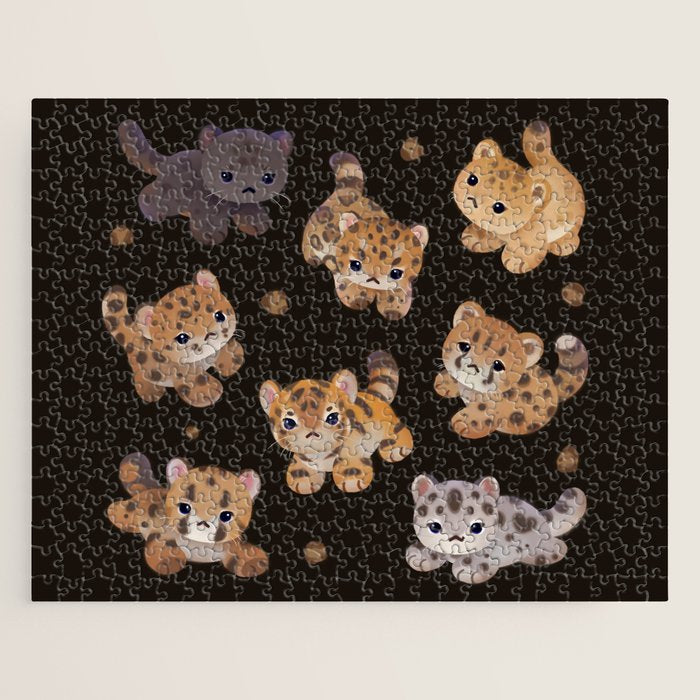 The year of big cat cubs - dark Jigsaw Puzzle Gallery Image 1
