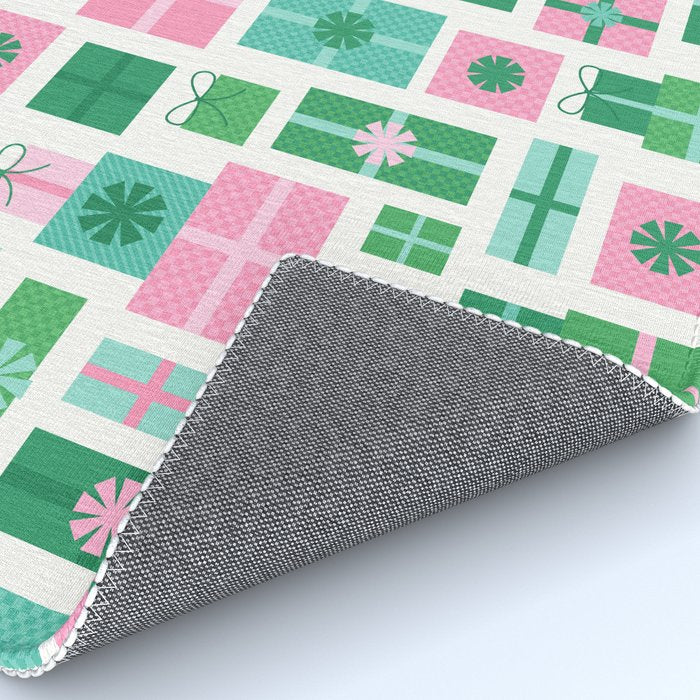 Oh What Fun - Pink and Green Rug Gallery Image 4
