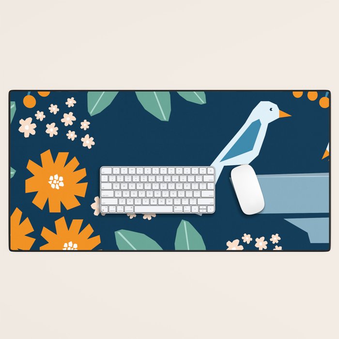 Bird bath  Desk Mat Gallery Image 1