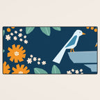 Bird bath  Desk Mat Gallery Image 3
