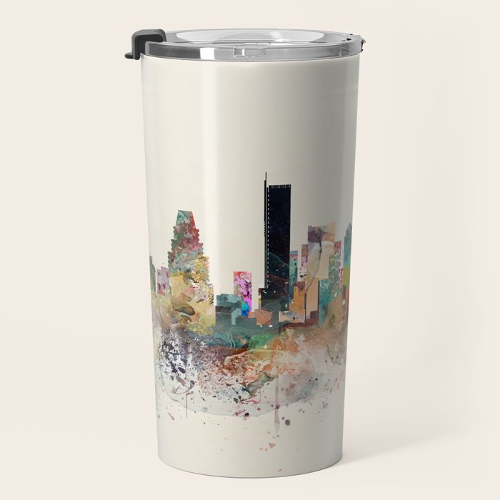 boston city skyline Travel Mug Gallery Image 3