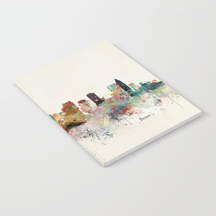 boston city skyline Notebook Gallery Image 2
