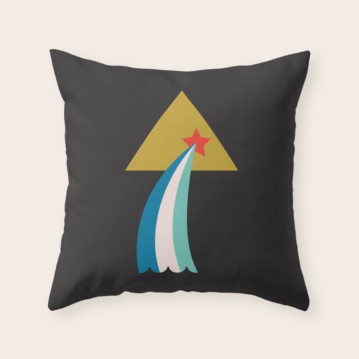 ZODIAC AQUARIUS Throw Pillow Gallery Image 1