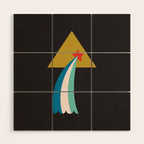 ZODIAC AQUARIUS Wood Wall Art Gallery Image 1