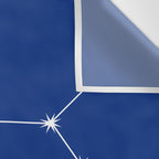 Sagittarius Zodiac Star Constellation Line Art Dark Blue Wall Tapestry Gallery Image 3
