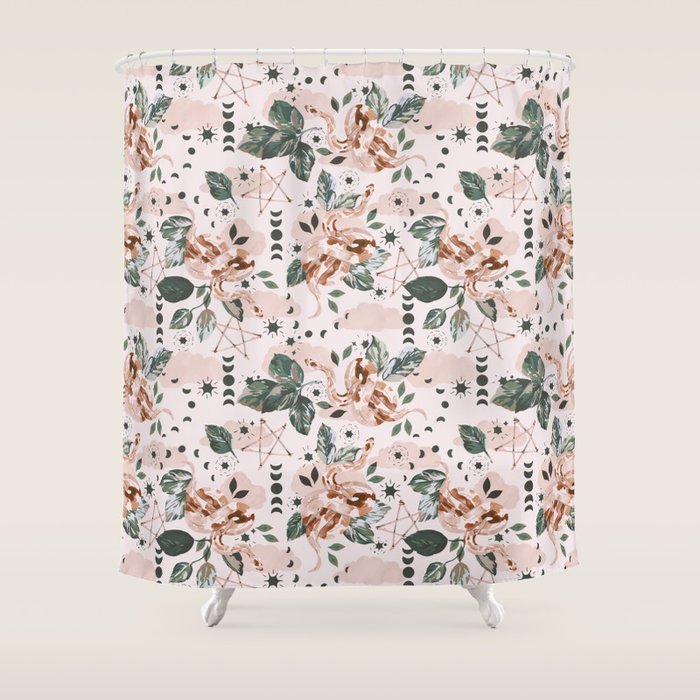 Celestial Snakescape W Shower Curtain Gallery Image 1