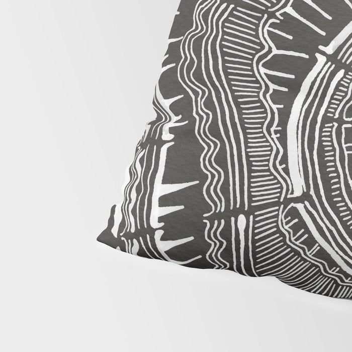 Growth Rings - 65 Years - Black Pillow Sham Gallery Image 4
