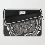 Growth Rings - 65 Years - Black Laptop Sleeve Gallery Image 2