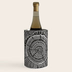 Growth Rings - 65 Years - Black Wine Chiller Gallery Image 1