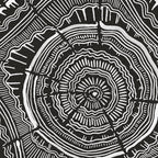 Growth Rings - 65 Years - Black Coffee Mug Gallery Image 2