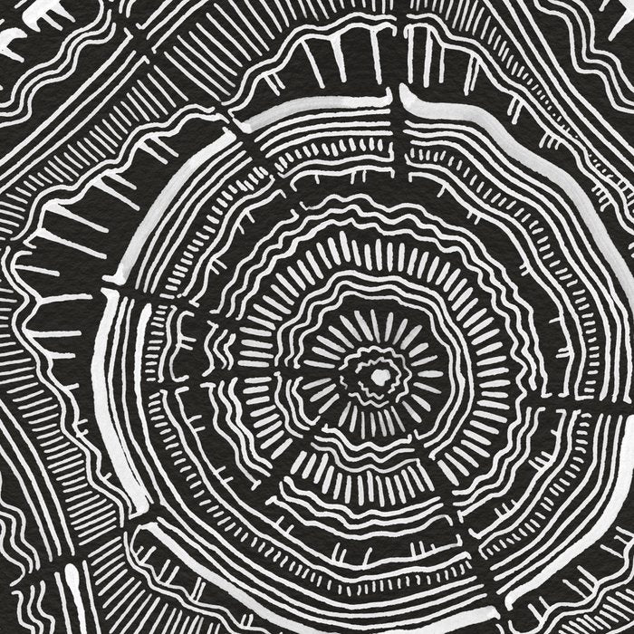 Growth Rings - 65 Years - Black Coffee Mug Gallery Image 2