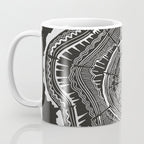 Growth Rings - 65 Years - Black Coffee Mug Gallery Image 3