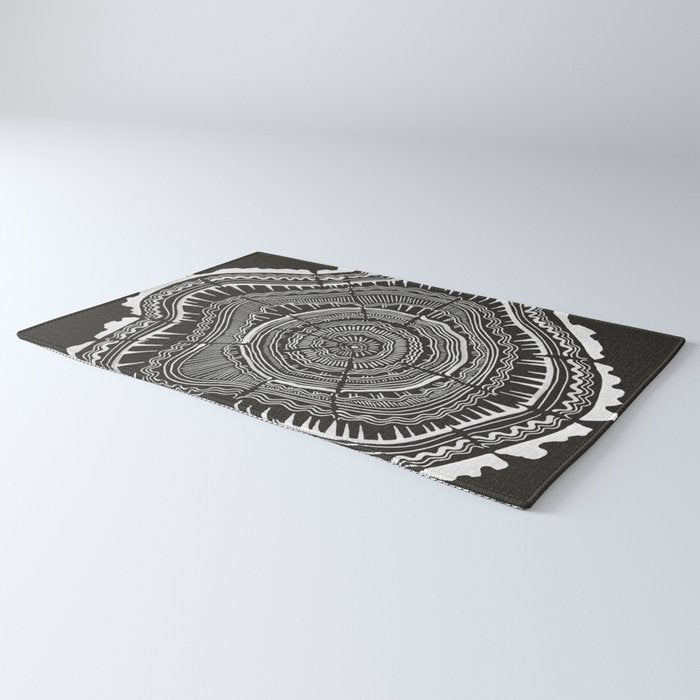 Growth Rings - 65 Years - Black Rug Gallery Image 3