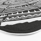 Growth Rings - 65 Years - Black Bath Mat Gallery Image 3