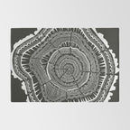 Growth Rings - 65 Years - Black Rug Gallery Image 2