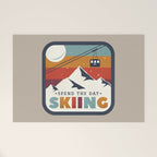 Spend The Day Skiing-Ski Badge Welcome Mat Gallery Image 1