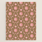 Dusty Pink Boho Celestial Jigsaw Puzzle Gallery Image 1