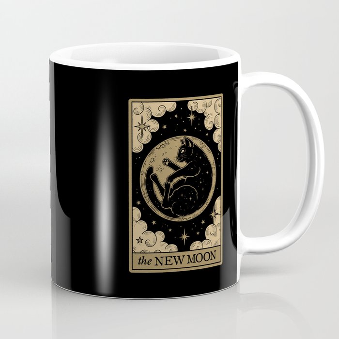 The New Moon - Dark Background Coffee Mug Gallery Image 1