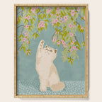 Curious Kitten in Bloom Serving Tray Gallery Image 1