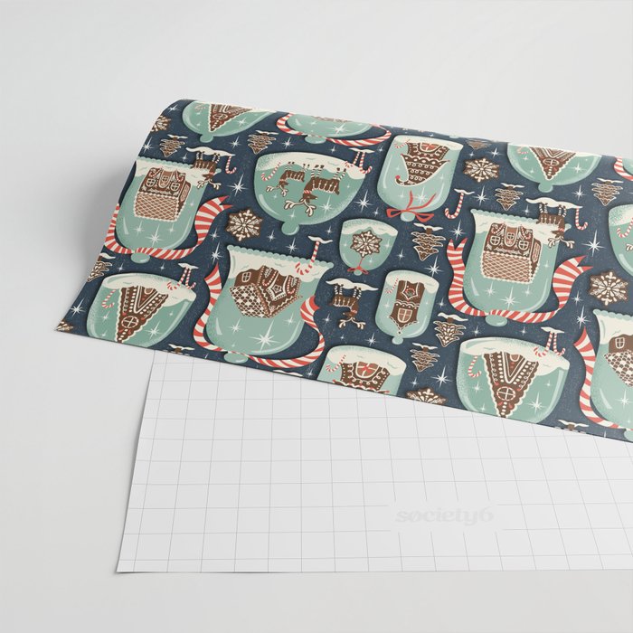 Gingerbread Village Wrapping Paper Gallery Image 2
