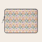 Colorful Triangle Stamp Pattern Laptop Sleeve Gallery Image 1