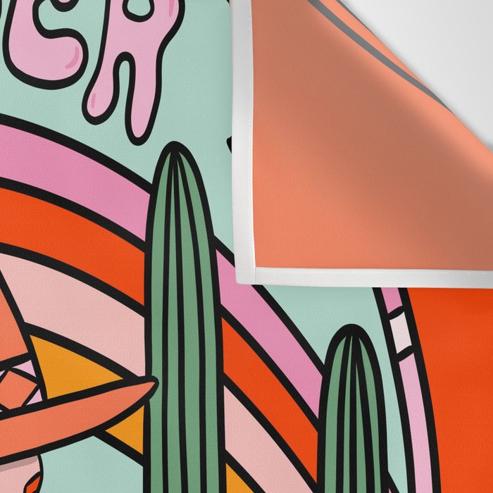 Cancer Cowgirl Wall Tapestry Gallery Image 3