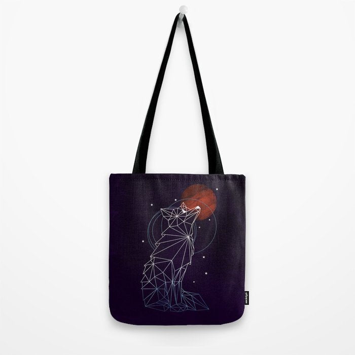 Fox in the Stars Tote Bag Gallery Image 2