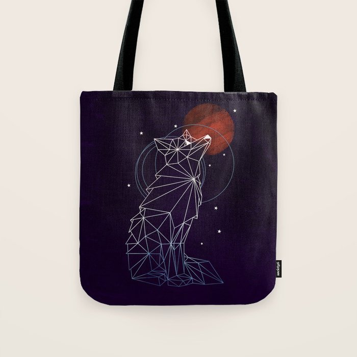 Fox in the Stars Tote Bag Gallery Image 1