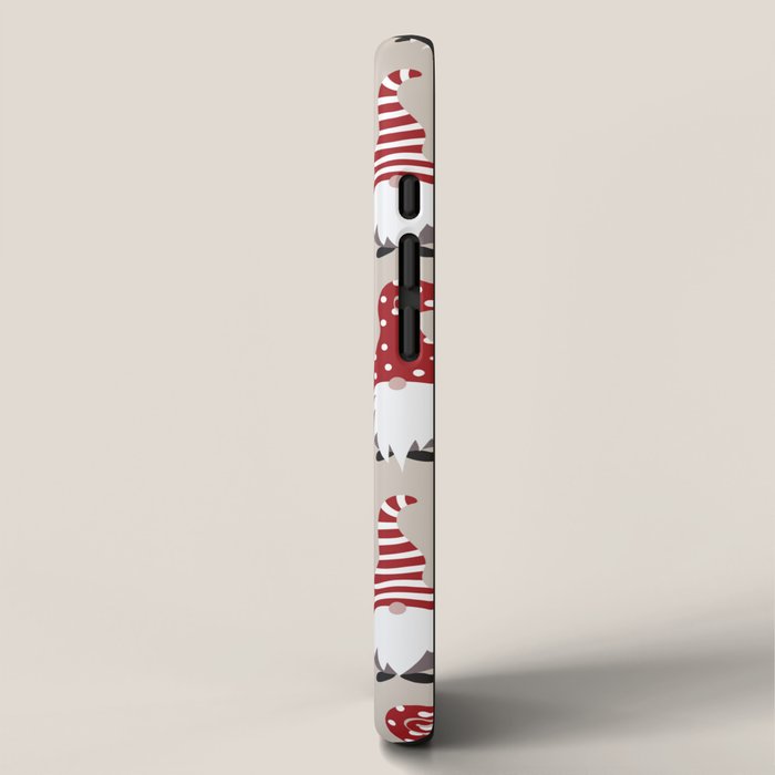 Christmas Gnomes Polka Pattern iPhone Case Gallery Image 2
