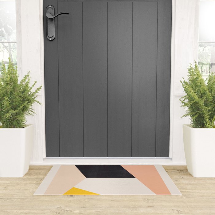 Abstract Geometric 65 Welcome Mat Gallery Image 3