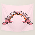 Howdy Cowboy Wall Tapestry Gallery Image 4