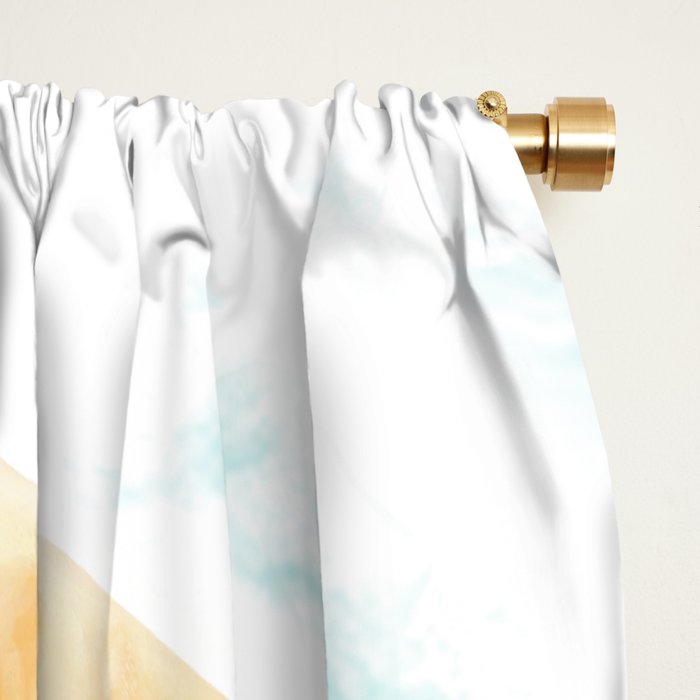 Jellyfish with Flowers Window Curtain Gallery Image 2