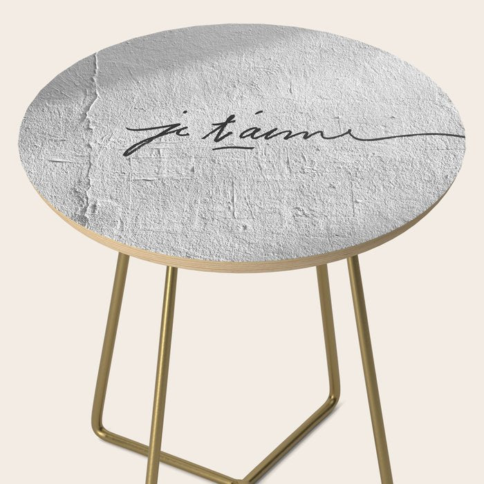 Je t'aime - Love Graffiti Art Print in France - Romantic Bedroom Decor Side Table Gallery Image 2