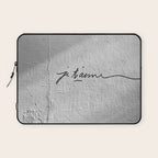 Je t'aime - Love Graffiti Art Print in France - Romantic Bedroom Decor Laptop Sleeve Gallery Image 1