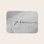 Je t'aime - Love Graffiti Art Print in France - Romantic Bedroom Decor Bath Mat Gallery Image 1