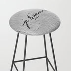 Je t'aime - Love Graffiti Art Print in France - Romantic Bedroom Decor Stool Gallery Image 2
