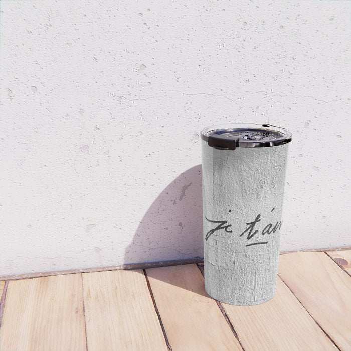 Je t'aime - Love Graffiti Art Print in France - Romantic Bedroom Decor Travel Mug Gallery Image 4