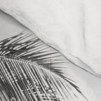 Maui Palm Tree - Black and White Photography Comforter Gallery Image 4