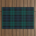 Love Tartán (2) - Black Watch Outdoor Rug Gallery Image 1