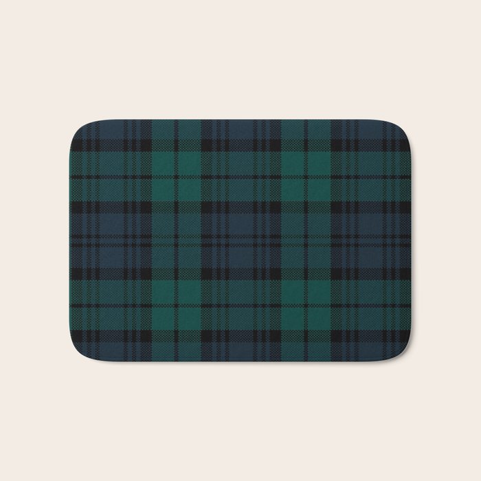 Love Tartán (2) - Black Watch Bath Mat Gallery Image 1