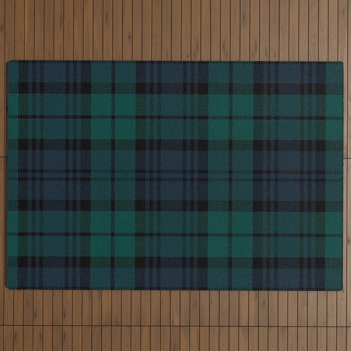 Love Tartán (2) - Black Watch Outdoor Rug Gallery Image 4