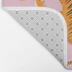 Three fierce tigers Bath Mat Gallery Image 2