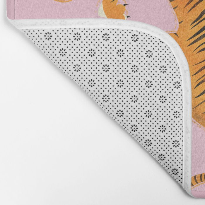 Three fierce tigers Bath Mat Gallery Image 2