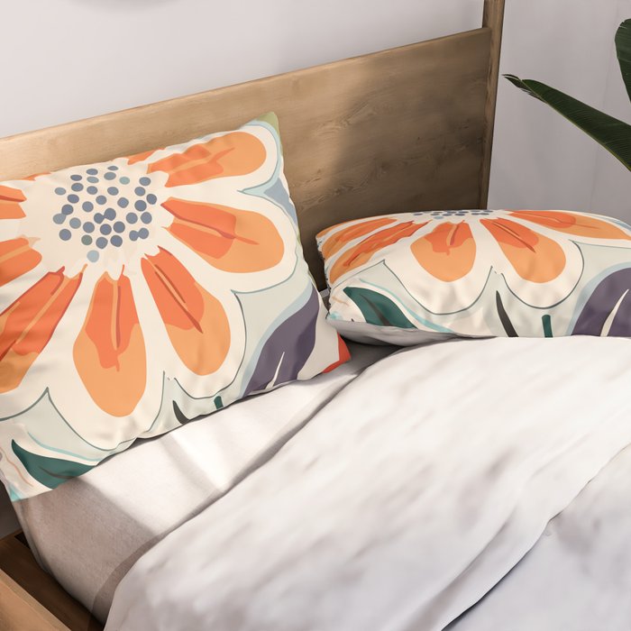 Charlotte Flower Market Print Pillow Sham Gallery Image 2