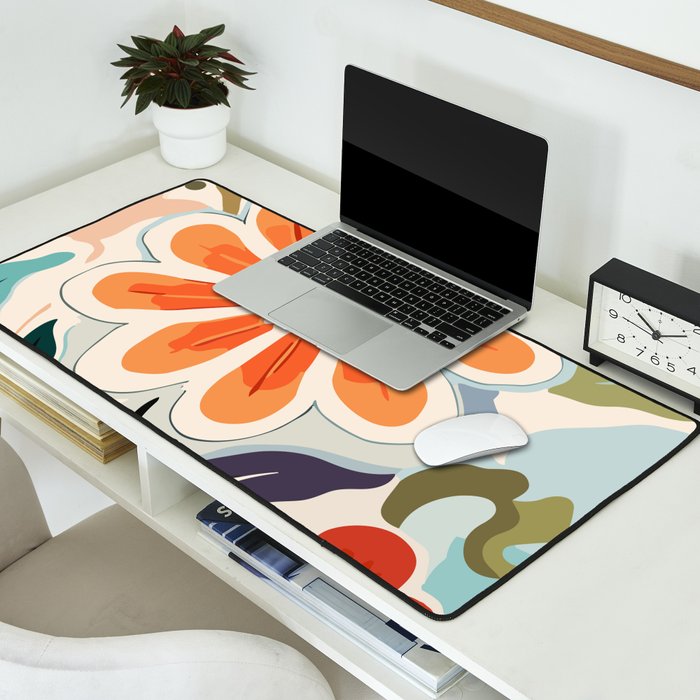 Charlotte Flower Market Print Desk Mat Gallery Image 2