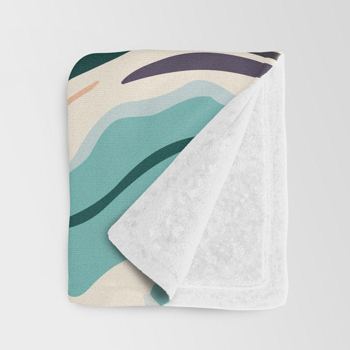 Charlotte Flower Market Print Throw Blanket Gallery Image 3