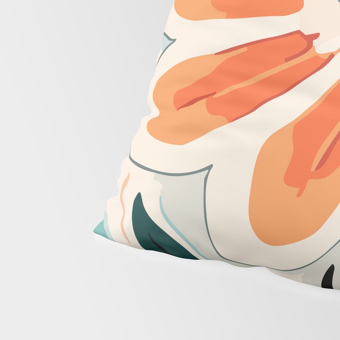 Charlotte Flower Market Print Pillow Sham Gallery Image 4