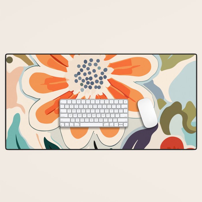 Charlotte Flower Market Print Desk Mat Gallery Image 1